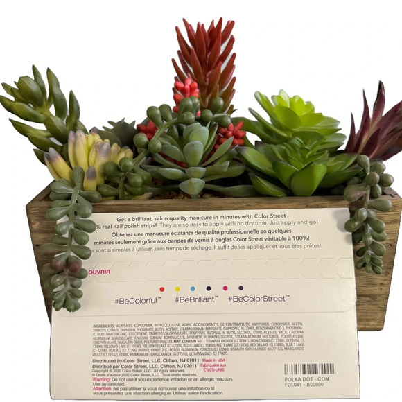 New Color Street Nail Polish Strips • Polka Dot Com Overlay - Picture 2 of 4